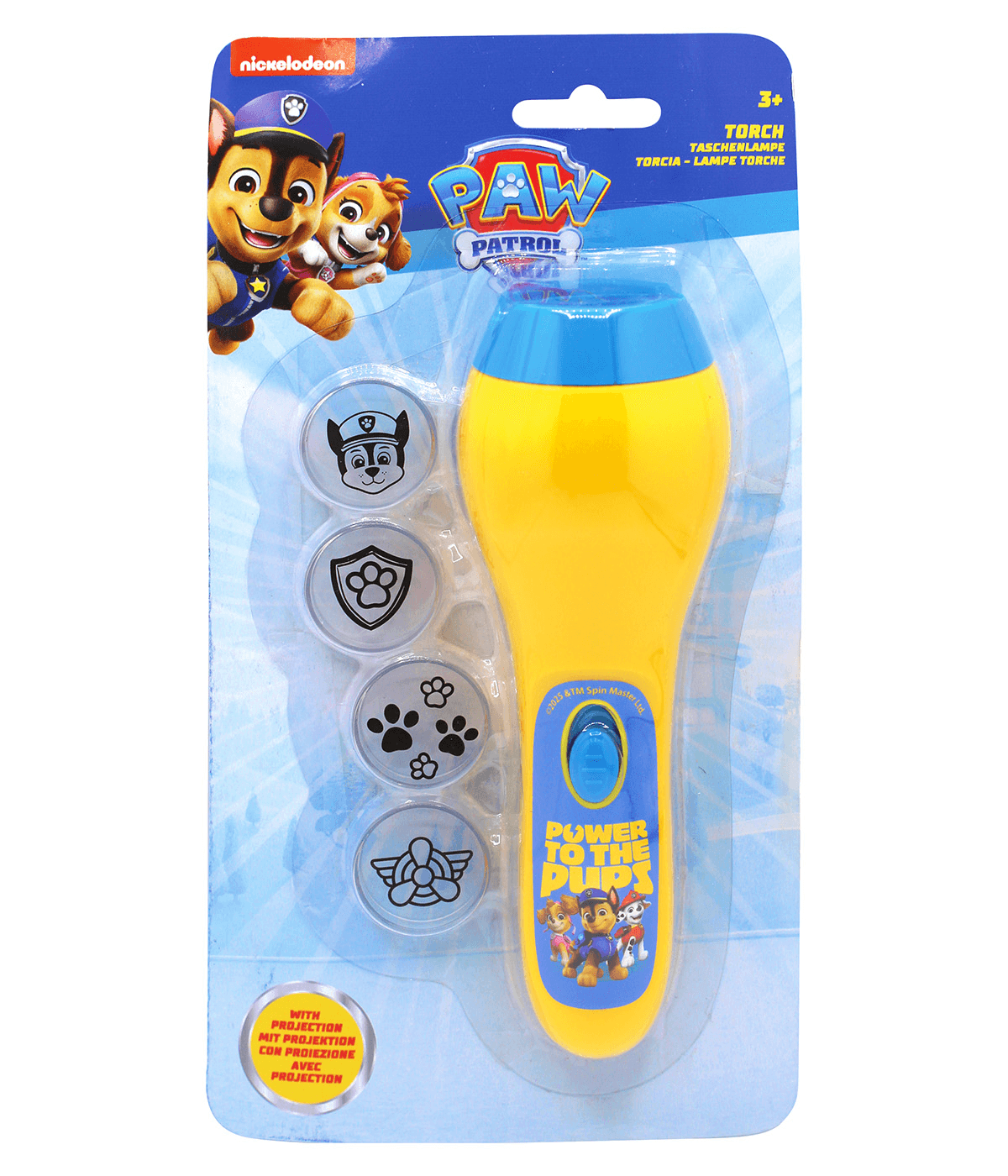 Joy Toy – Tlapková patrola – Nočné svetlo, baterka a projektor 3 v 1 (40315)