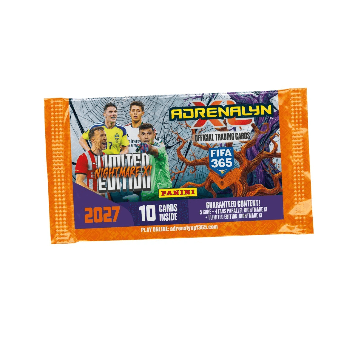 Panini FIFA 365 Adrenalyn XL 2027 Nightmare XI Pack – 10 Trading Cards