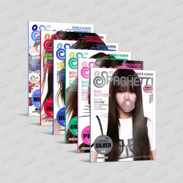 Le Sserafim 1st Single Album 'Spaghetti' (Compact Version)