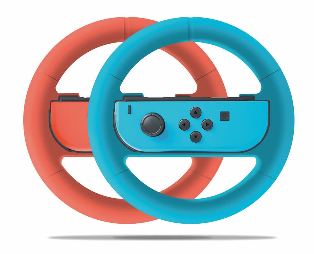 Nintendo Switch - Lenkrad 2 Stck. (rot+blau) Nintendo Switch