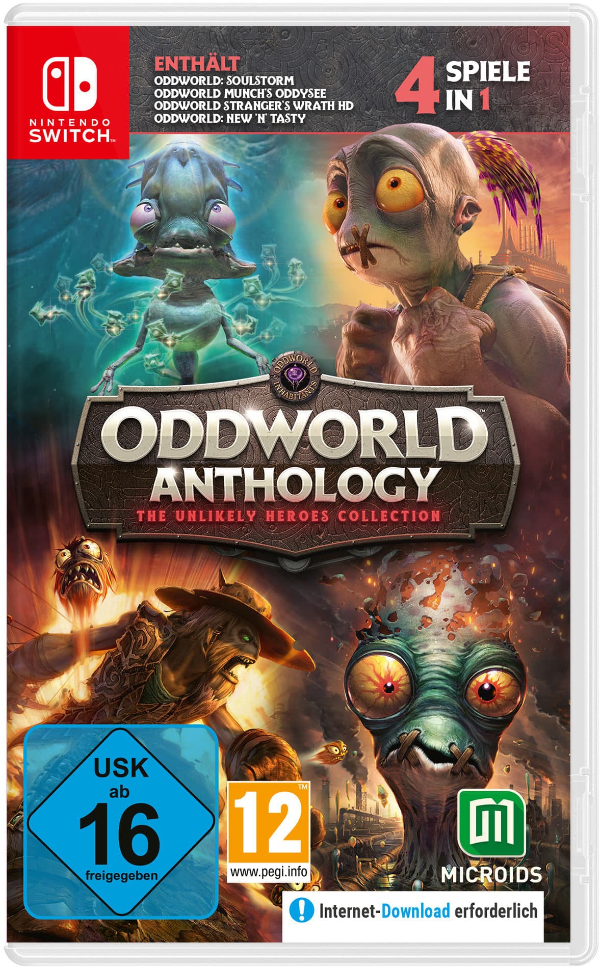 Oddworld Anthology - The Unlikely Heroes Collection Nintendo Switch