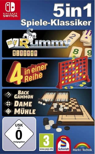 5 in 1 Spiele-Klassiker (Schmidt Spiele) Nintendo Switch