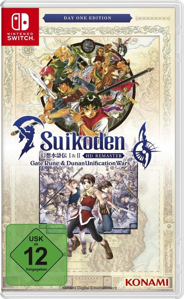 Suikoden I & II HD Remaster - Gate Rune & Dunan Unification Wars (Day One Edition) Nintendo Switch