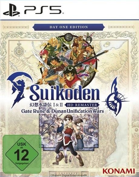 Suikoden I & II HD Remaster - Gate Rune & Dunan Unification Wars (Day One Edition) Playstation 5
