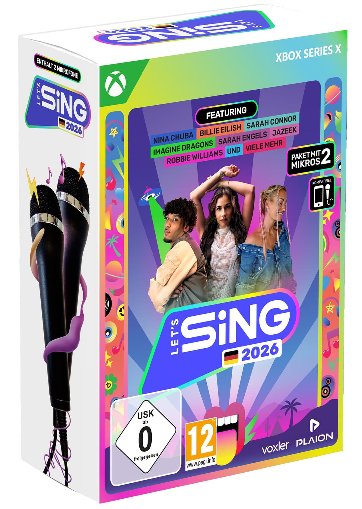 Let's Sing 2026 + 2 Mikrofone Xbox Series X
