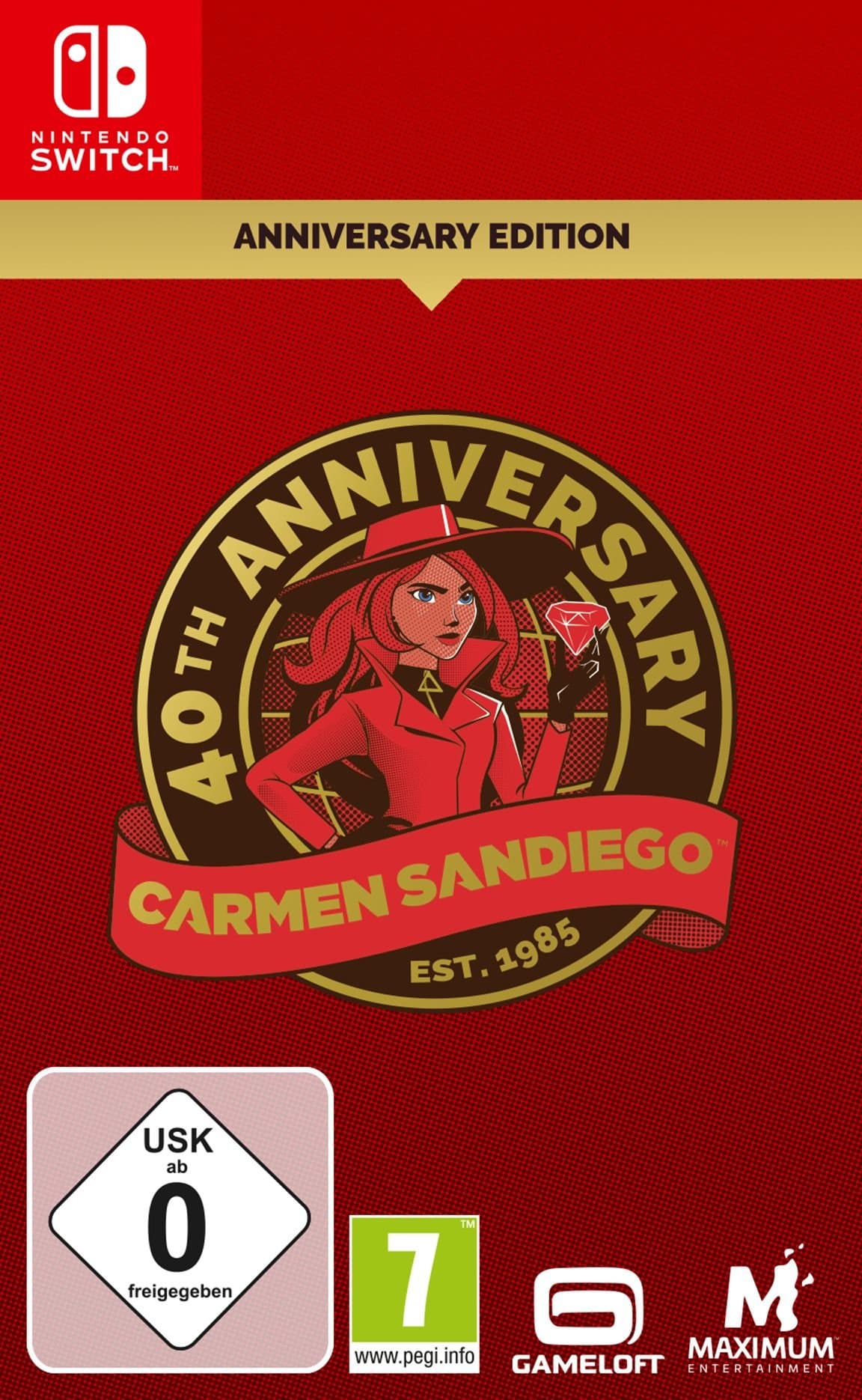 Carmen Sandiego - 40th Anniversary Edition Nintendo Switch