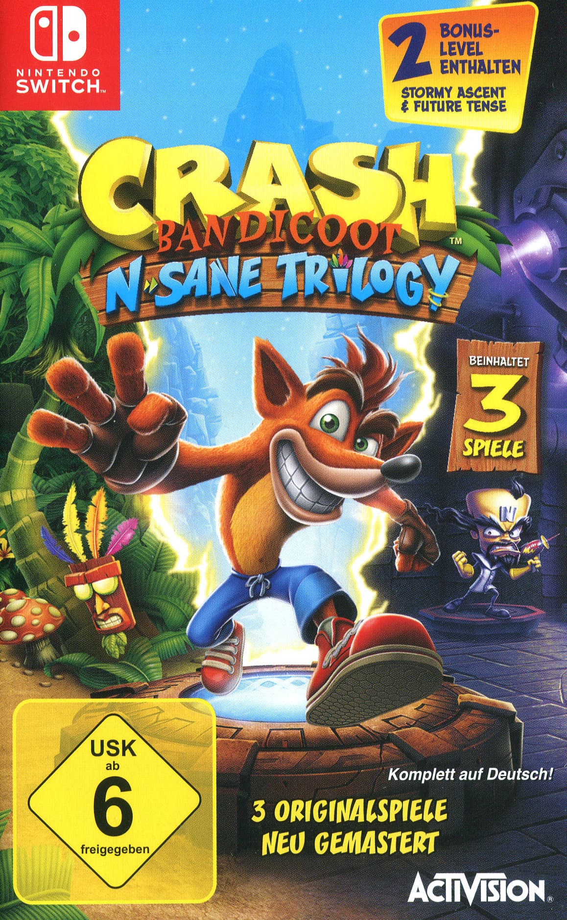 Crash Bandicoot - N.Sane Trilogy (inkl. 2 Bonuslevel) Nintendo Switch