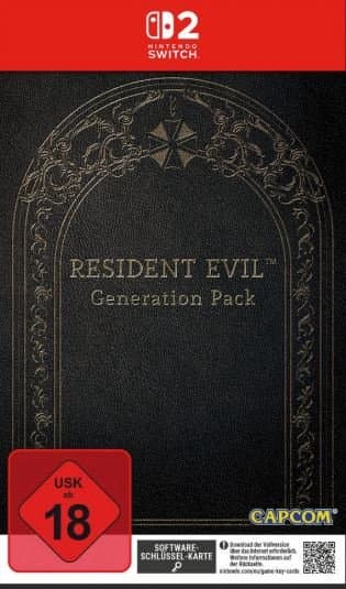 Resident Evil Generations Pack (Restident Evil 7, 8, Requiem) (Key Card) - Nintendo Switch 2
