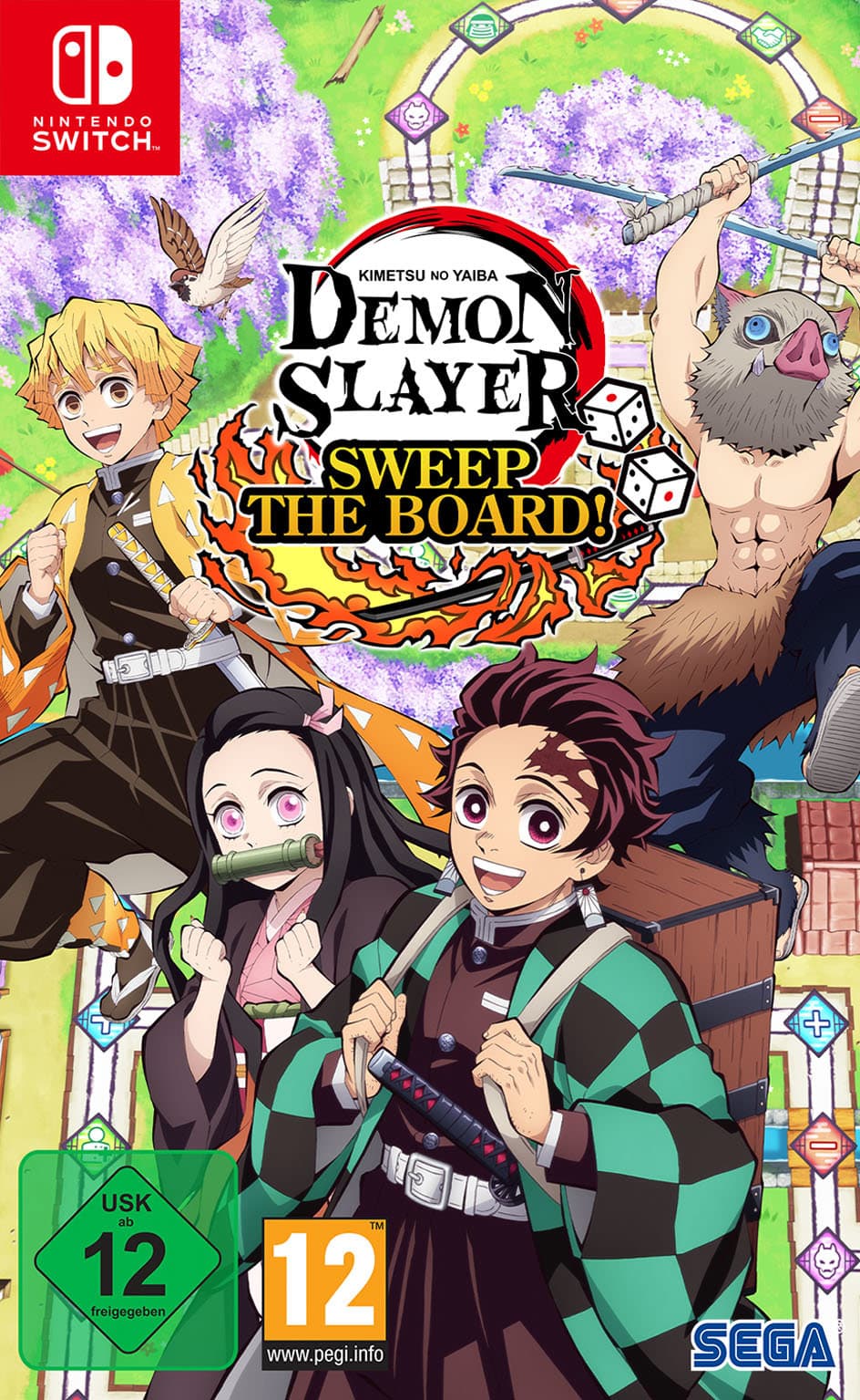 Demon Slayer - Kimetsu no Yaiba: Sweep the Board! Nintendo Switch
