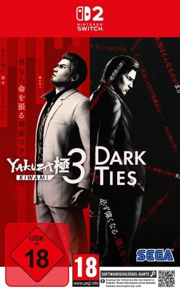 Yakuza Kiwami 3 & Dark Ties (Key Card) - Nintendo Switch 2