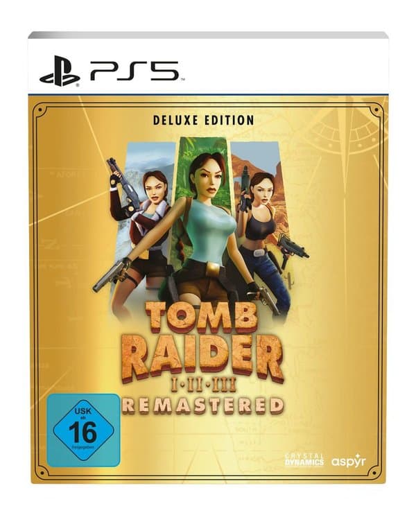 Tomb Raider 1-3 Remastered (Deluxe Edition) Playstation 5