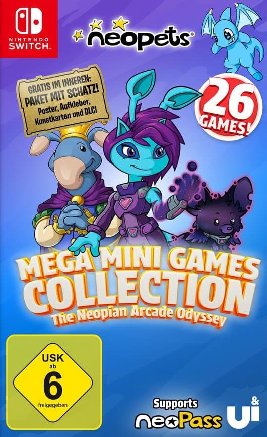 Neopets - Mega Mini Games Collection: The Neopian Arcade Odyssey (Day One Edition) - Nintendo Switch