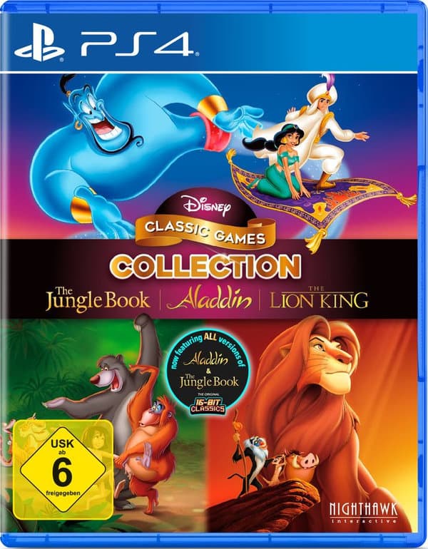 Disney Classic Games Collection - Aladdin, The Lion King, The Jungle Book Playstation 4