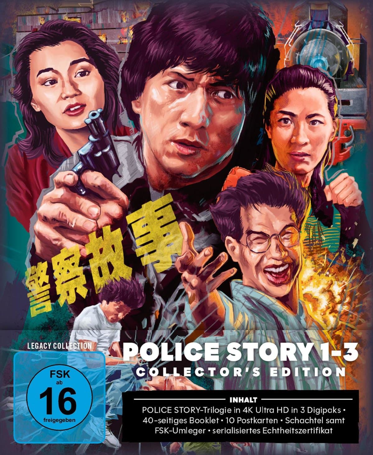 Police Story 1-3 - Trilogie - Legacy Collection - Limited Collector's Edition (3 4K Ultra HDs)