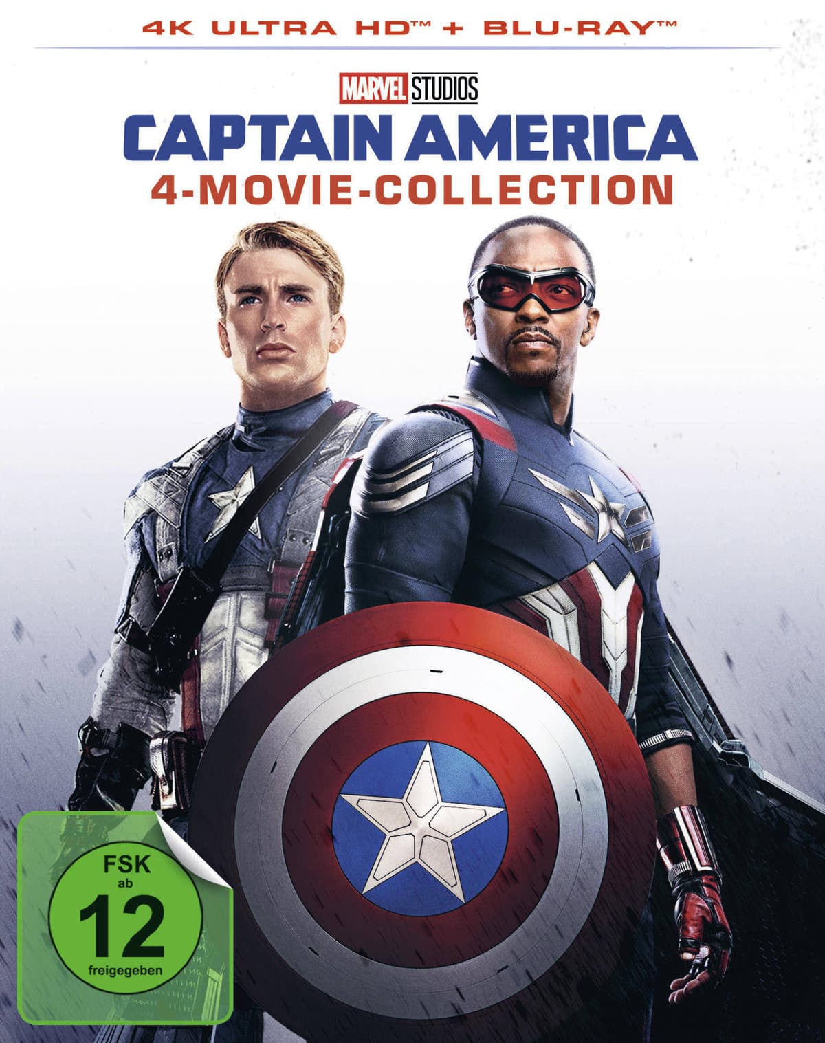 Captain America - 4-Movie-Collection (4 4K Ultra HDs) (+ 4 Blu-rays)
