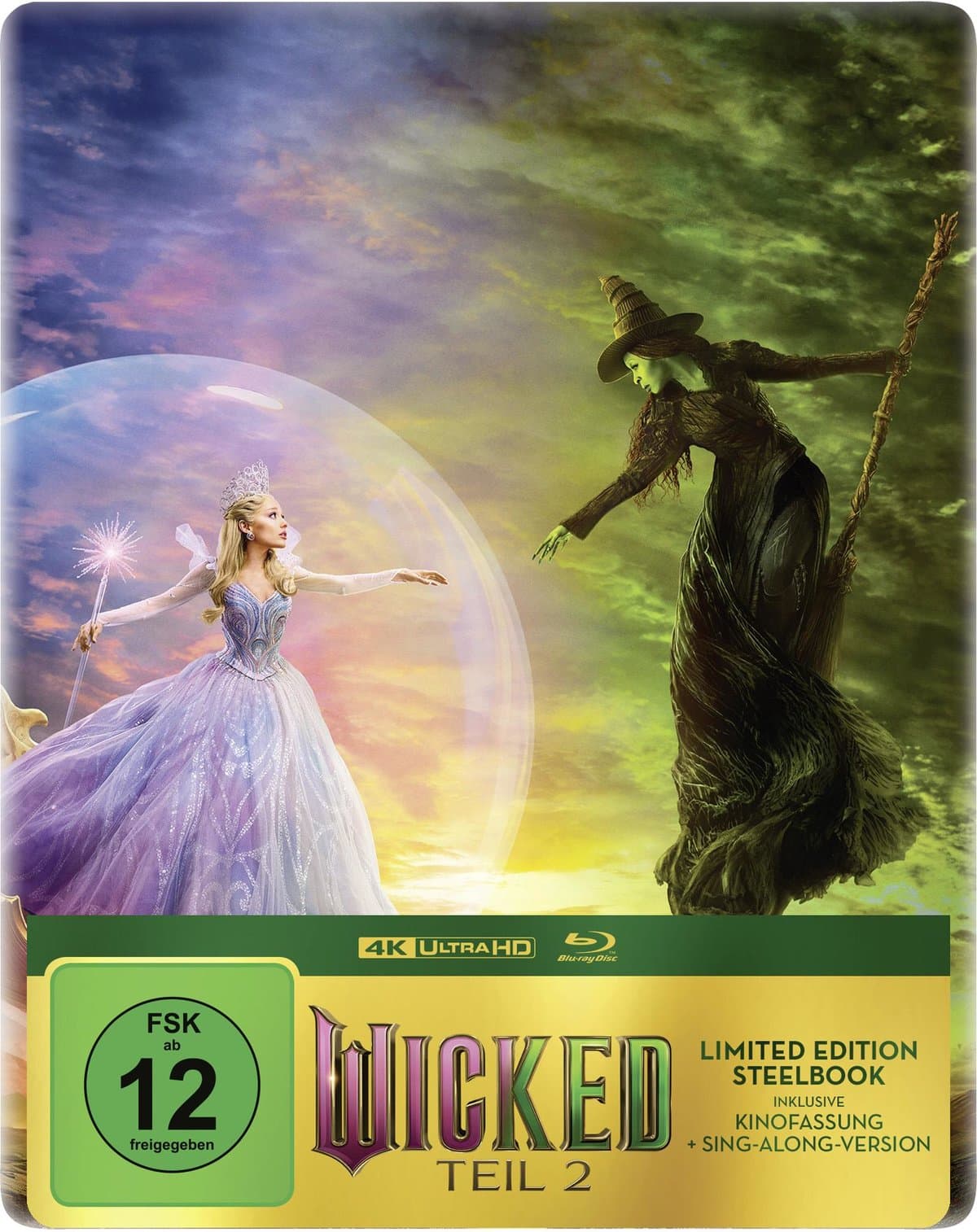 Wicked: Teil 2 - Limitiertes Steelbook A (4K Ultra HD) (+ Blu-ray)