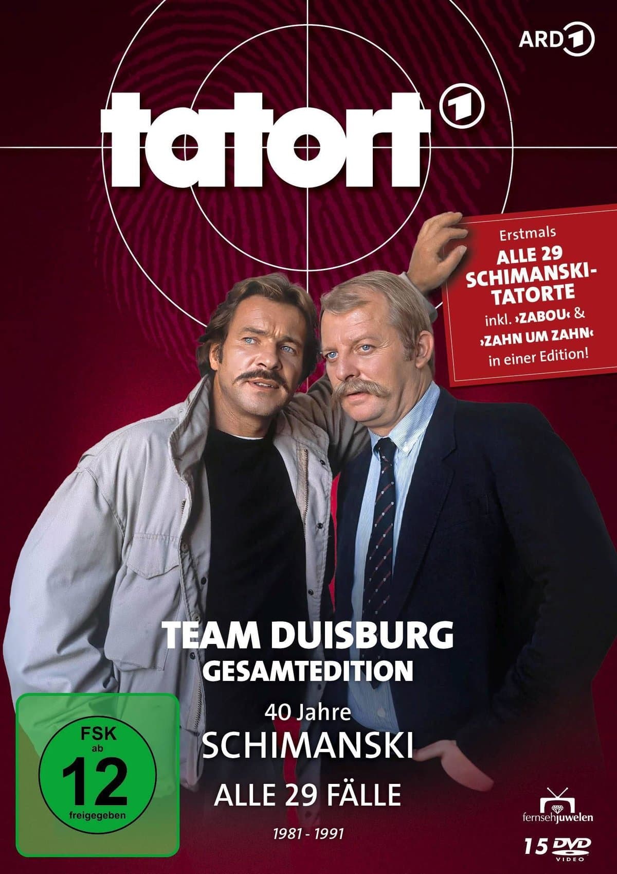 Tatort Duisburg - 40 Jahre Schimanski - Gesamtedition: Alle 29 Folgen inkl. "Zahn um Zahn" und "Zabou" (Fernsehjuwelen) [15