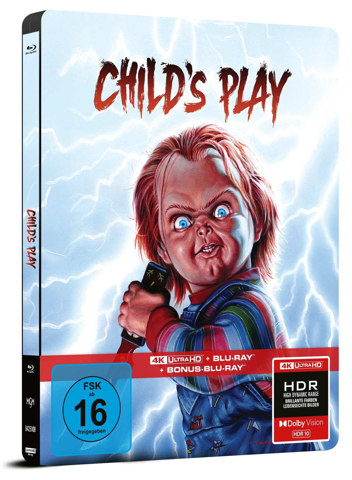 Chucky – Die Mörderpuppe - Limitiertes SteelBook (4K Ultra HD+ Blu-ray+ Bonus-Blu-ray)