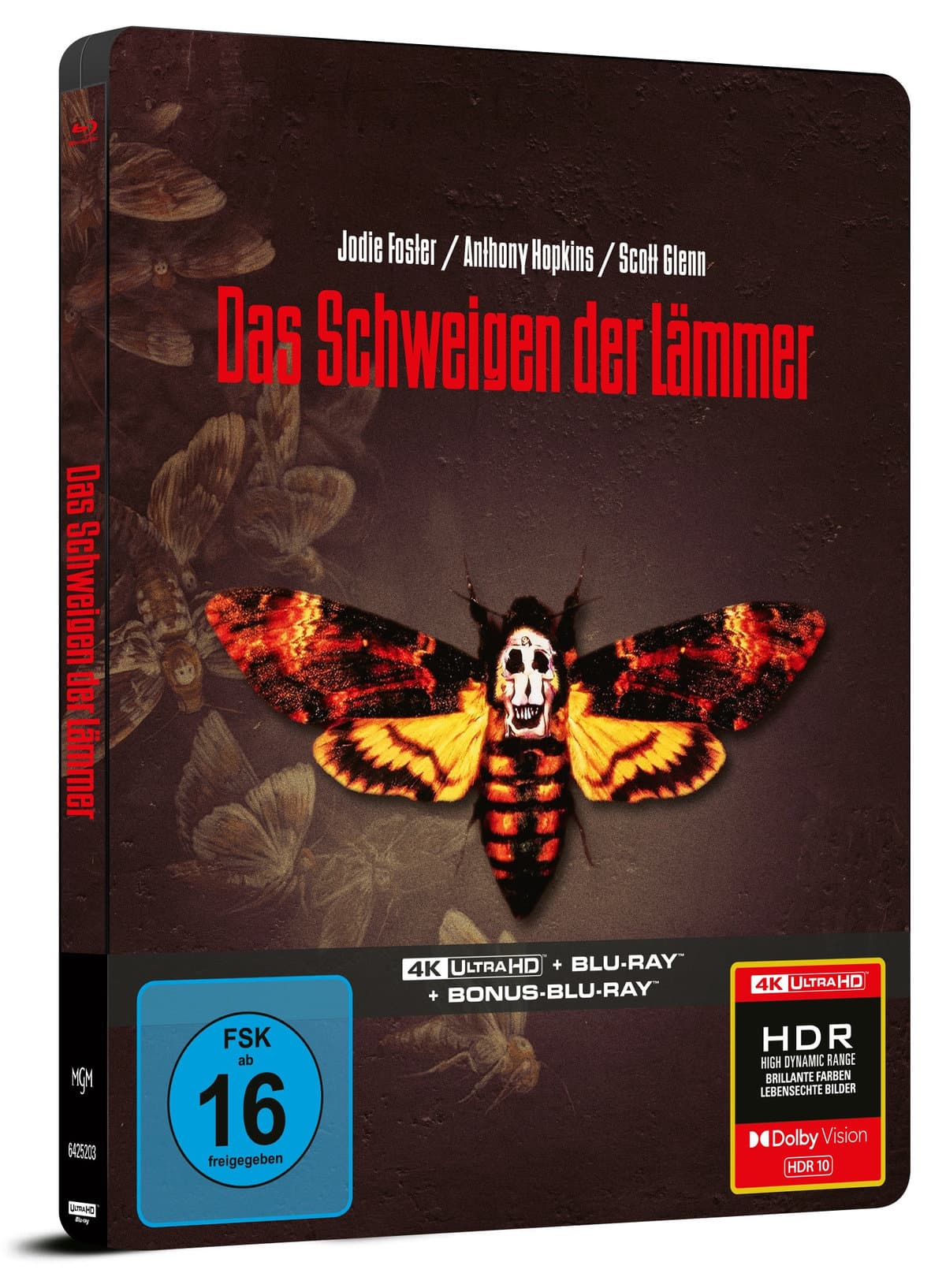 Das Schweigen der Lämmer - Limitiertes SteelBook (4K Ultra HD+Blu-ray+Bonus-Blu-ray)