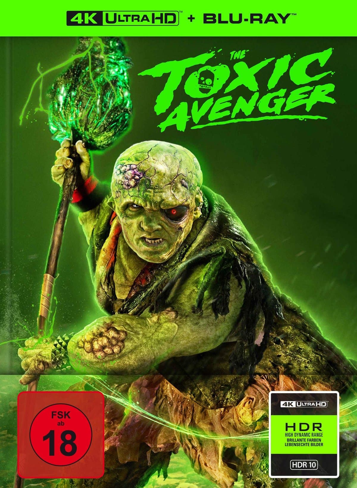 The Toxic Avenger - Limitiertes Mediabook (4K Ultra HD + Blu-ray)