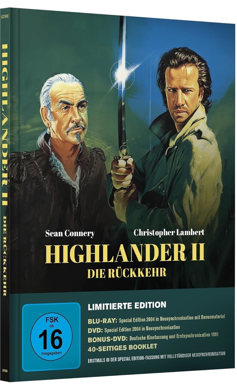 Highlander 2 - Die Rückkehr - Mediabook - Limited Edition (Blu-ray+DVD)