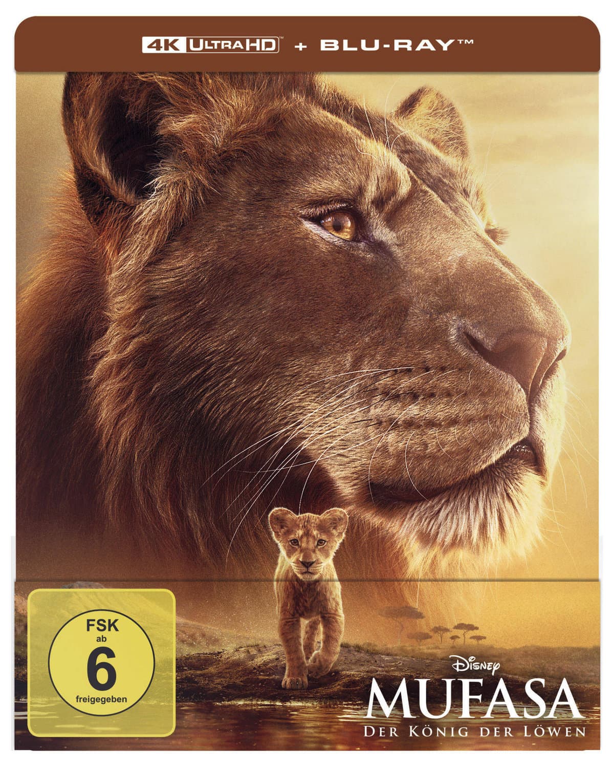 Mufasa - Der König der Löwen - Steelbook - Limited Edition (4K Ultra HD) (+ Blu-ray)