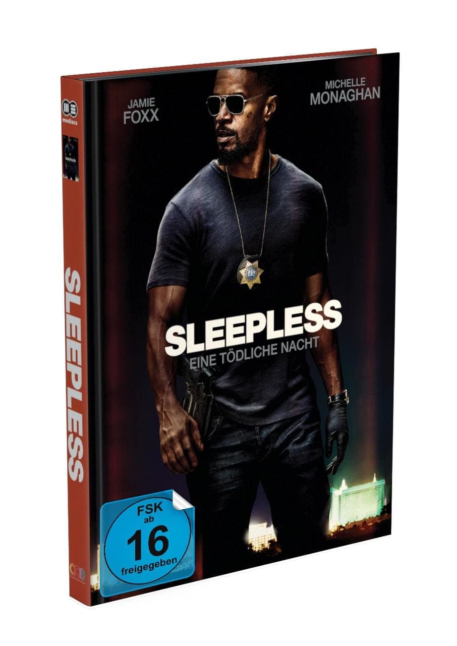 SLEEPLESS – EINE TÖDLICHE NACHT - 2-Disc Mediabook Cover A (Blu-ray + DVD) Limited 999 Edition