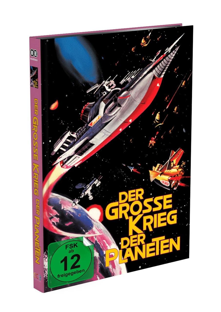 DER GROSSE KRIEG DER PLANETEN – 2-Disc Mediabook Cover A (Blu-ray + DVD) Limited 500 Edition