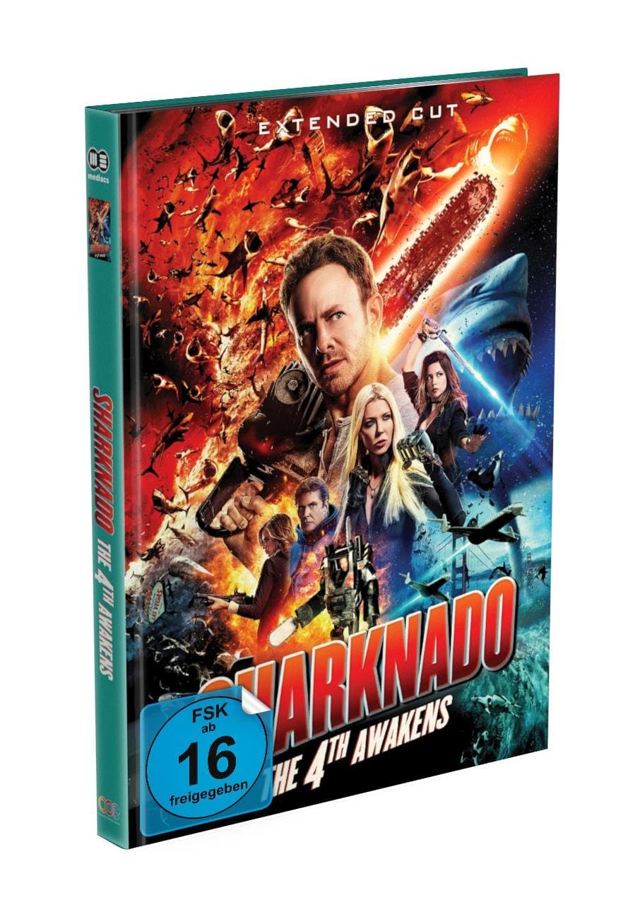 SHARKNADO 4 - The 4th Awakens - 2-Disc Mediabook - Cover A - Limited Edition auf 999 Stück - Extended Cut - Limited Edition auf