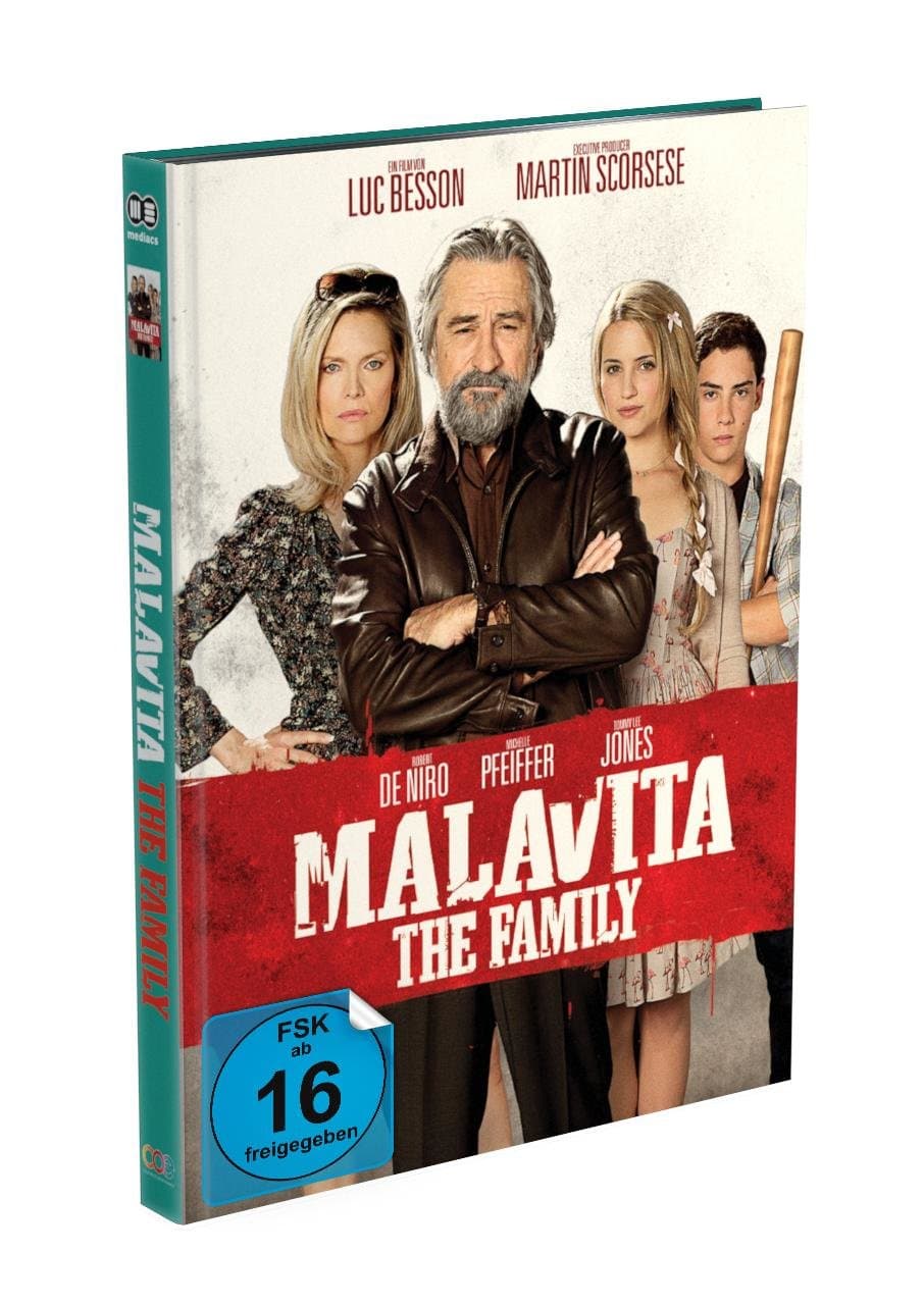 MALAVITA – The Family - 2-Disc Mediabook Cover B (Blu-ray + DVD) Limited 500 Edition