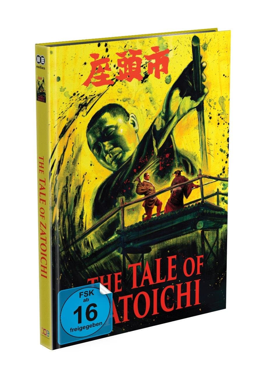 THE TALE OF ZATOICHI - 2-Disc Mediabook - Cover A - Limited Edition auf 2.000Stück - Uncut (Blu-ray + DVD)