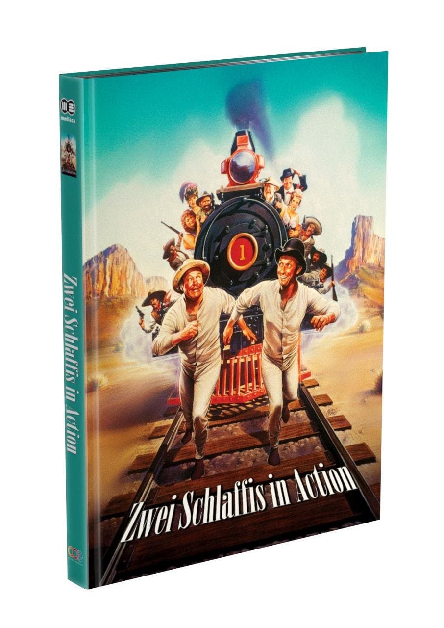 ZWEI SCHLAFFIS IN ACTION - 2-Disc Mediabook Cover A (Blu-ray + DVD) Limited Edition - Uncut