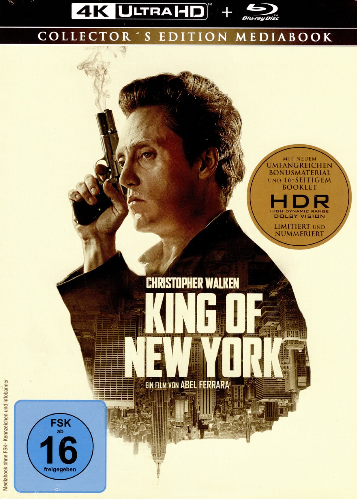 King of New York - Mediabook - Limited Edition (4K Ultra HD) (+ Blu-ray)