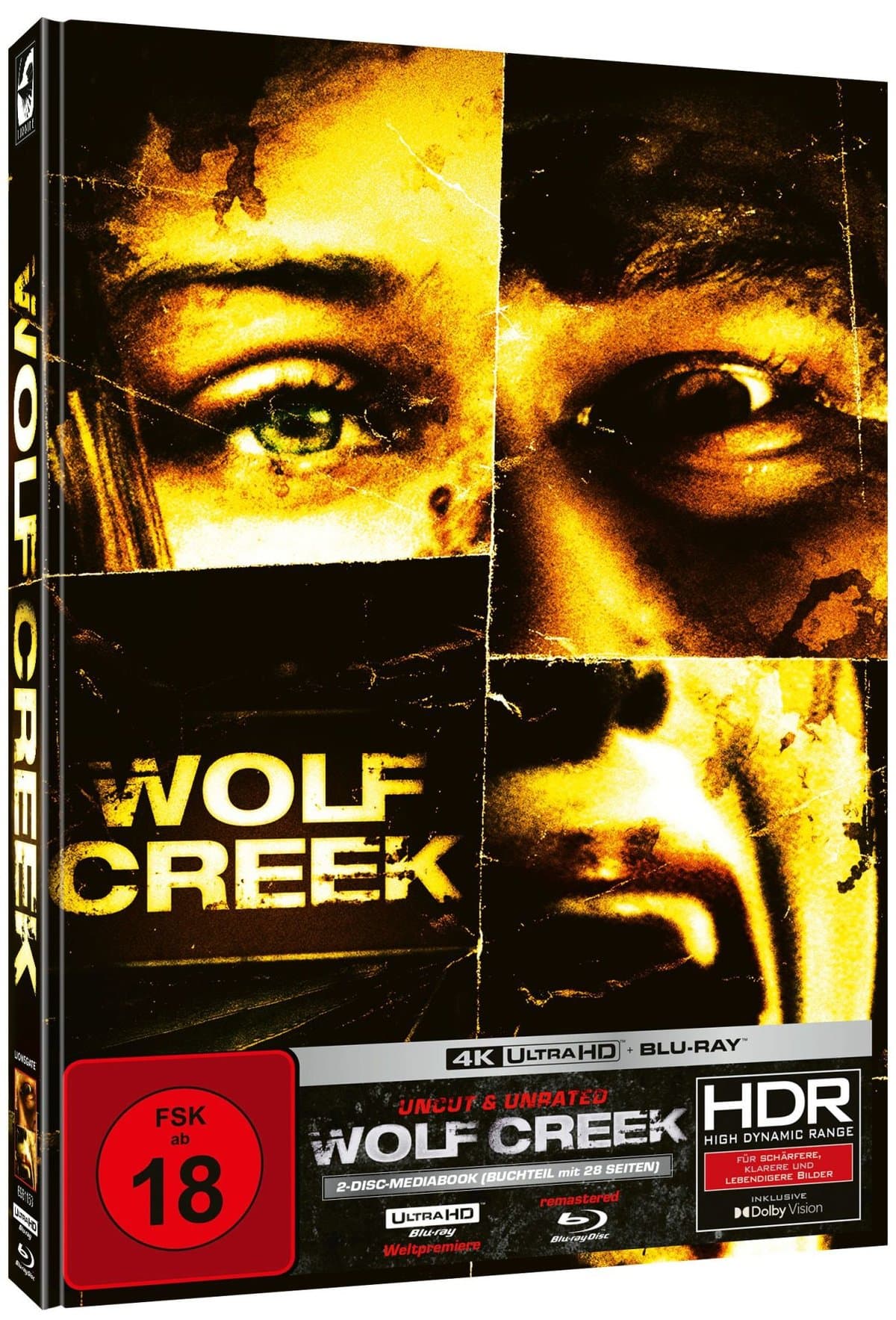 Wolf Creek - 2-Disc Mediabook B (4K Ultra HD Blu-ray + Blu-ray)