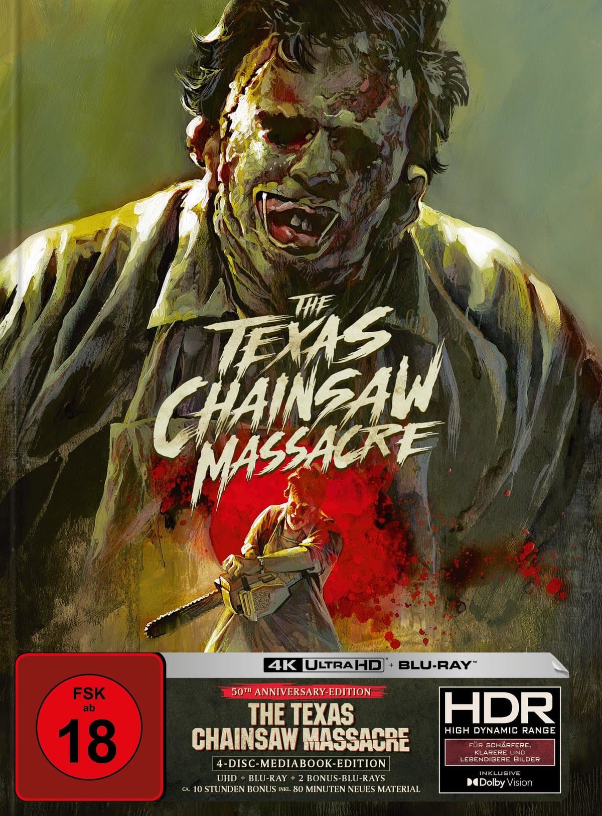 The Texas Chainsaw Massacre - Mediabook - Cover A (4K Ultra HD+Blu-ray+2 Bonus-Blu-ray)