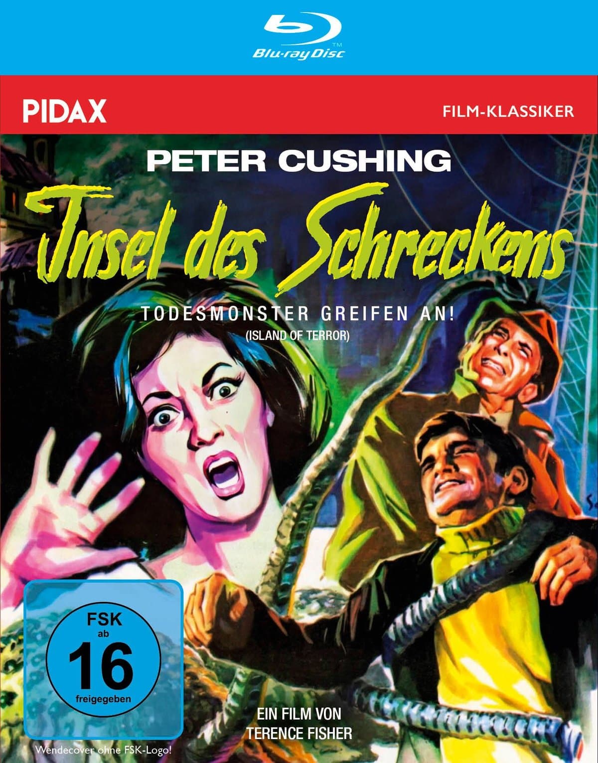 Insel des Schreckens (Island of Terror) / Grusel-Schocker mit Starbesetzung (Pidax Film-Klassiker)