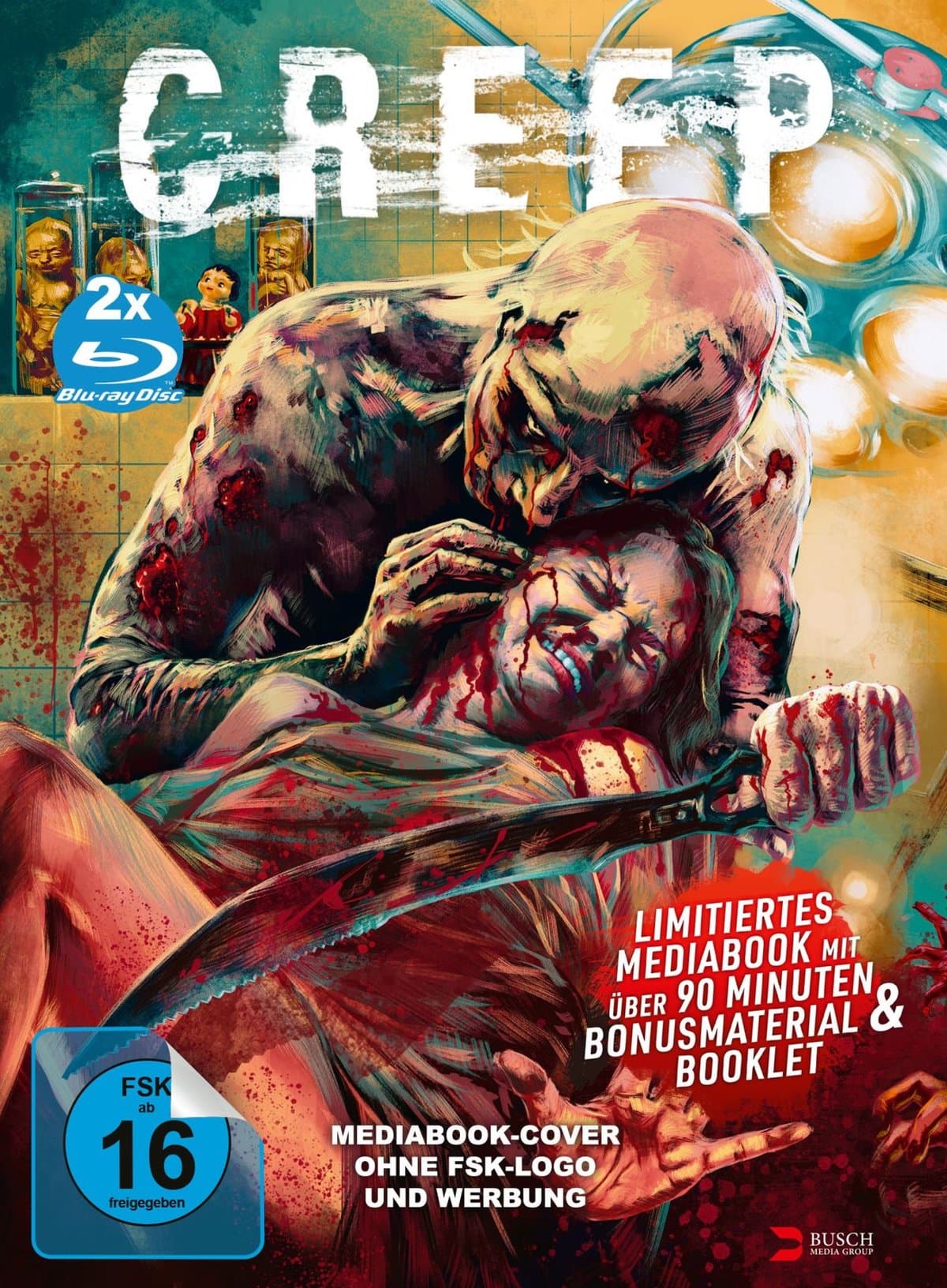 Creep - 2-Disc Limited Edition Mediabook - Cover A (+ Bonus-Blu-ray)