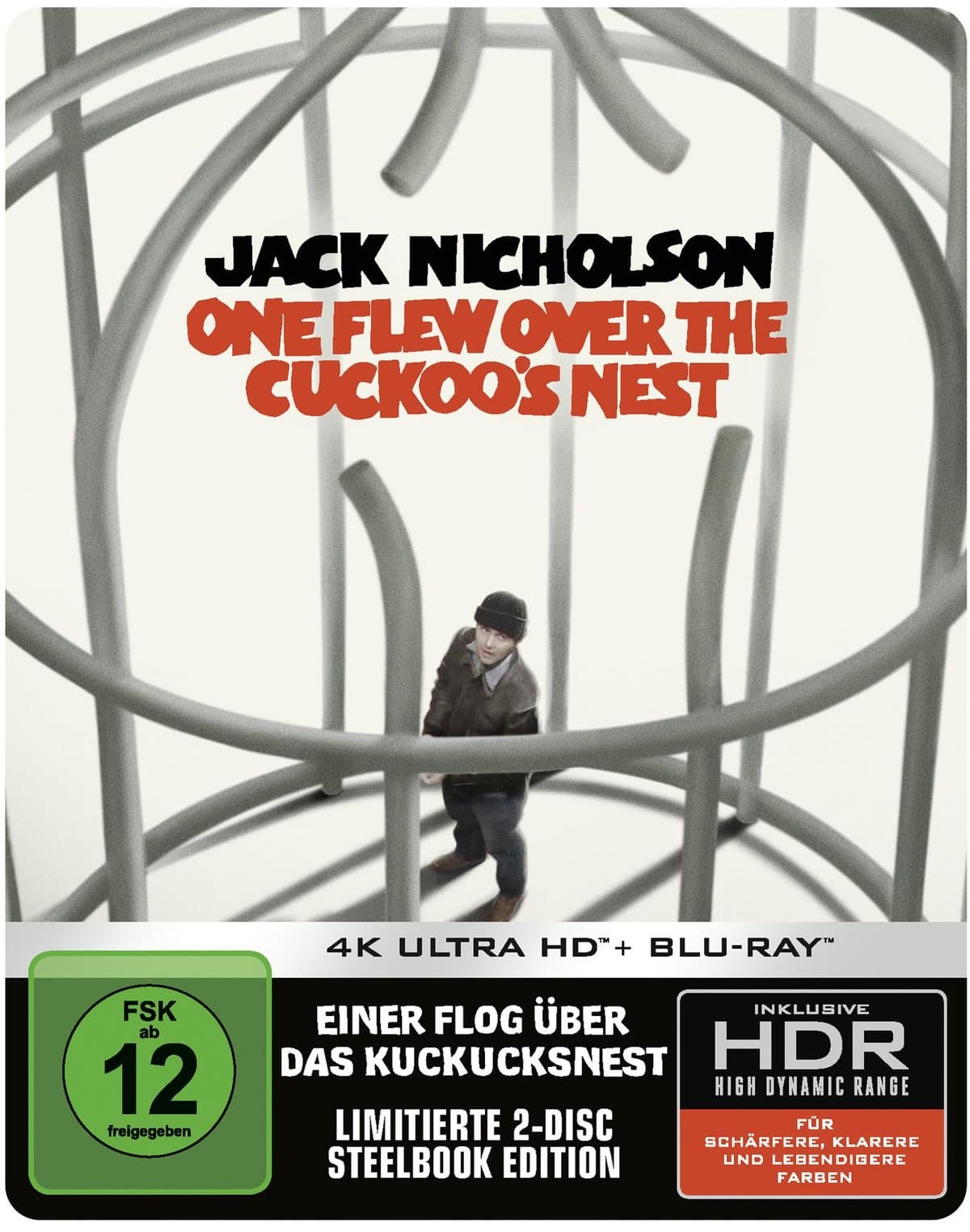 Einer flog über das Kuckucksnest (Limitiertes Steelbook, 4K-UHD+Blu-ray)