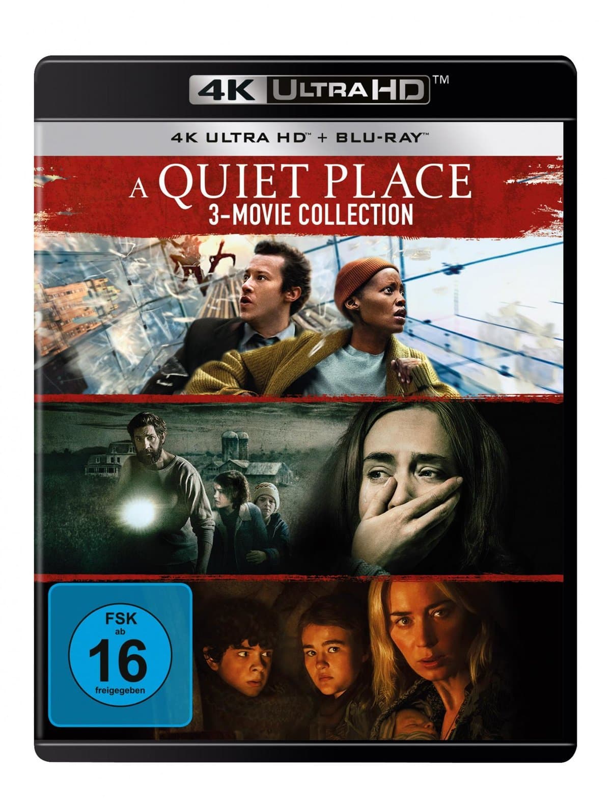 A Quiet Place - 3 Filme (3 4K Ultra HD) (+ 3 Blu-ray)