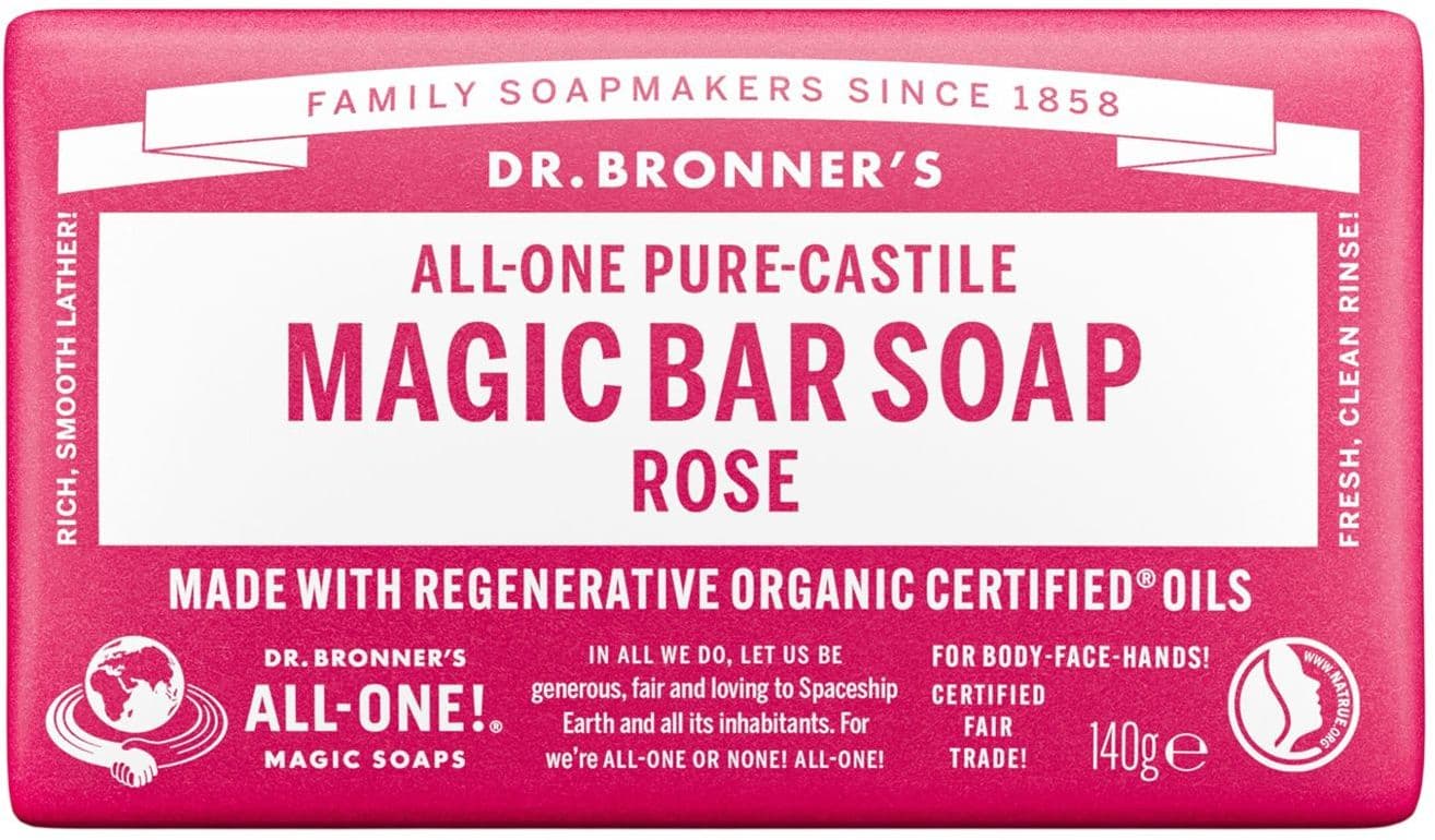 DR. BRONNER'S Magic Soap Bar Rose