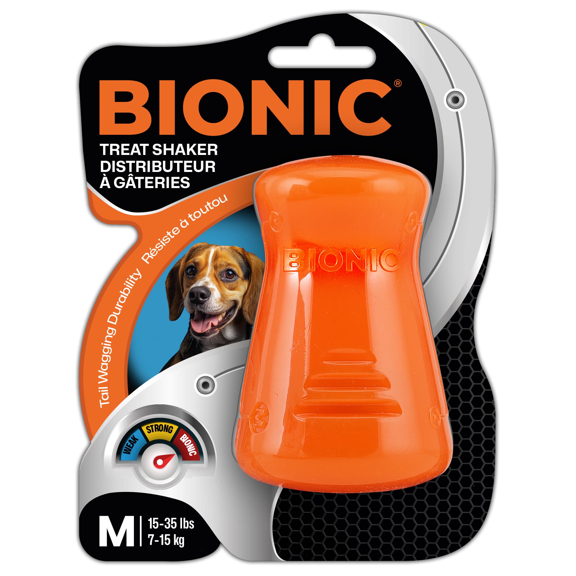 BIONIC Hundespielzeug Treat Shaker M