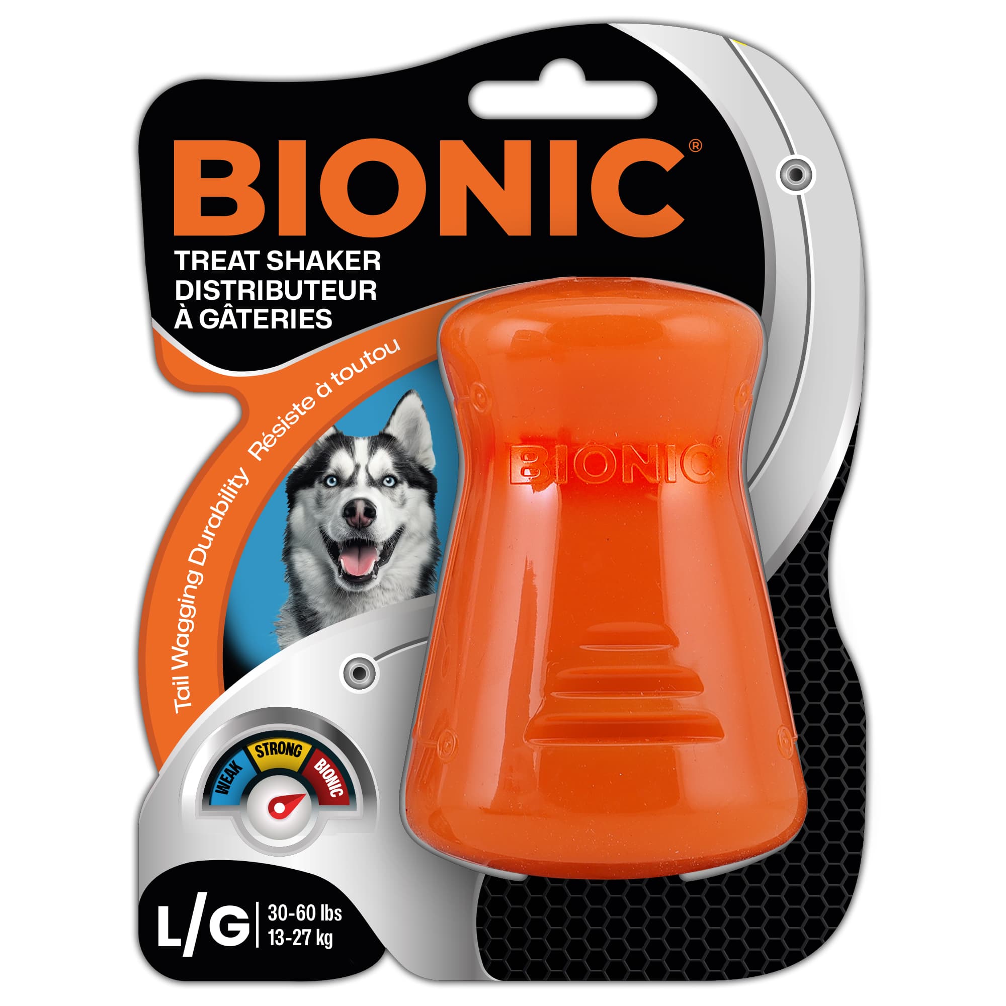 BIONIC Hundespielzeug Treat Shaker L
