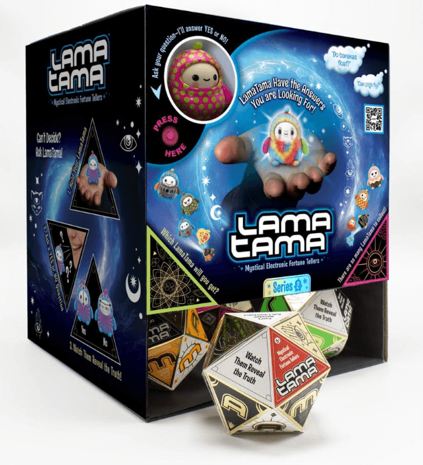 LamaTama Elektronische Sammelfigur Serie 2 Blind Box mit Zufallsfigur, Sticker & Lanyard 6 cm – Keine Auswahl möglich