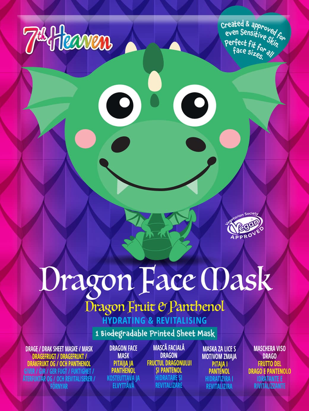 Montagne Jeunesse 7th Heaven Maske Animal Dragon