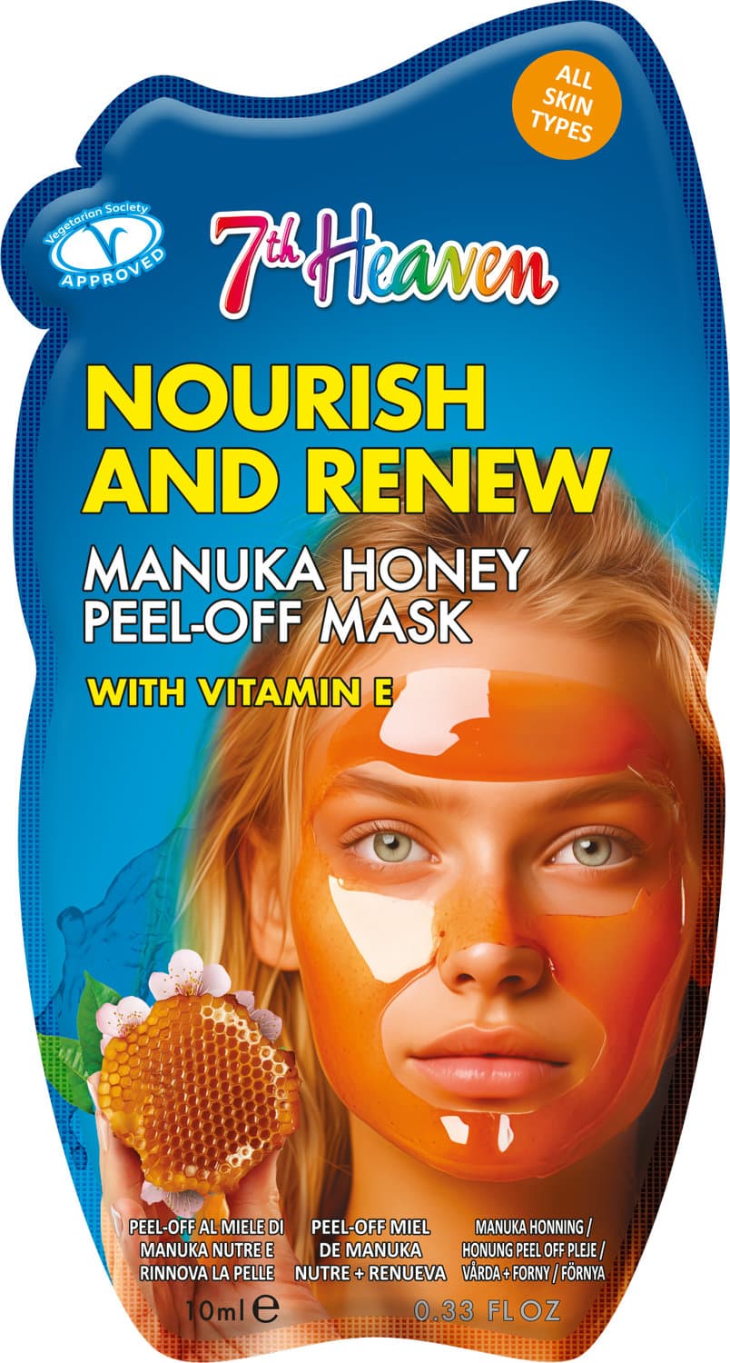 Montagne Jeunesse 7th Heaven Peel Off Mask Manuka Honey with Vitamin E