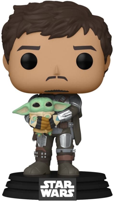 Funko - POP! - Star Wars: The Mandalorian - Mandalorian with Grogu Vinyl