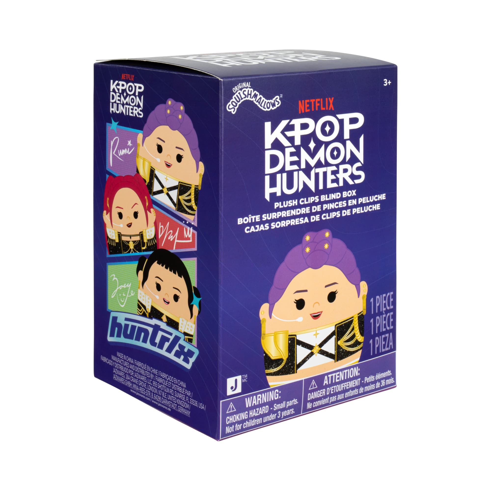 KPop Demon Hunters Squishmallows Clip-Plush Mystery Box (7,5cm)