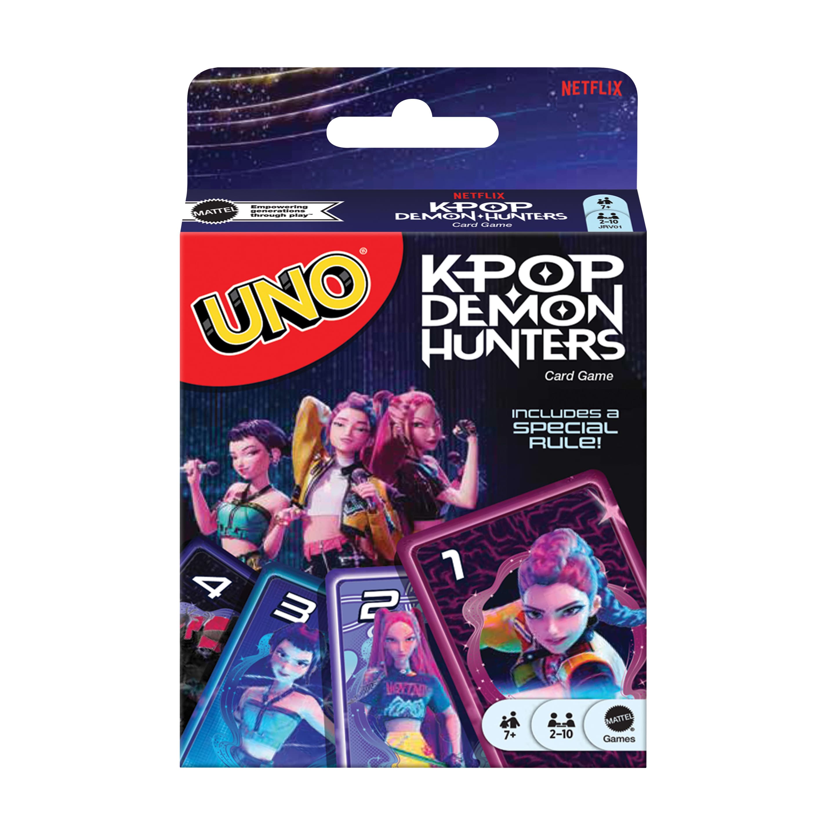UNO KPop Demon Hunters-Kartenspiel