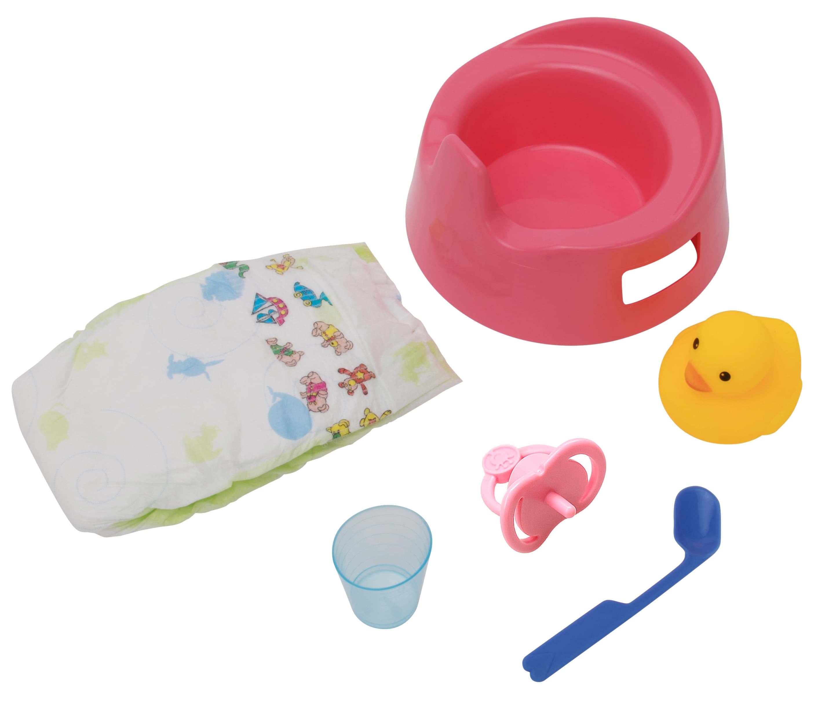 Heless - Puppen-Nachttopf mit Zubehör, im Netz verpackt