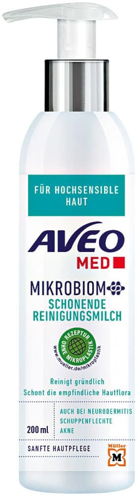 AVEO MED Mikrobiom schonende Reinigungsmilch
